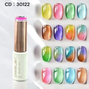 ESMALTE GLASS GEL JELLY COLORES CHARM LIMIT 30122/DH83012