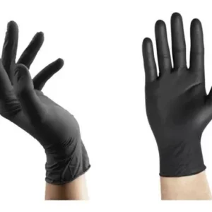 CAJA DE GUANTES NITRILO NEGRO TALLE M