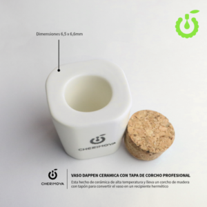 VASO DAPEN DE CERAMICA CHERIMOYA 017036
