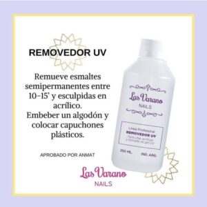 LAS VARANO REMOVEDOR  UV 250ML