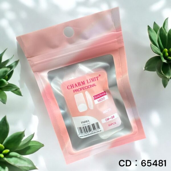 packs TIPS COFFIN ALMENDRA CUADRADAS MEDIO CHARM LIMIT 50PCS 46953/CML-01B - Imagen 3